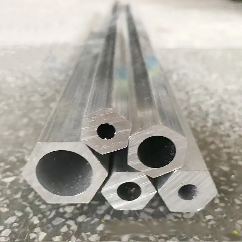 6063 AL Hexagonal tubing Hexagonal aluminum tube Hollow hexagonal aluminum rod DIY Model aluminium tube