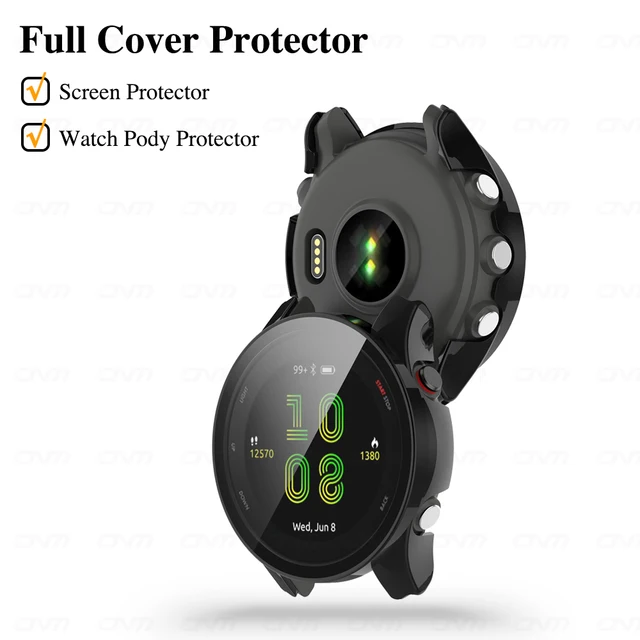 Protection écran Verre Brotect Pour Garmin Forerunner 230 - Anti-rayures 9H, Transparent, Installation Facile