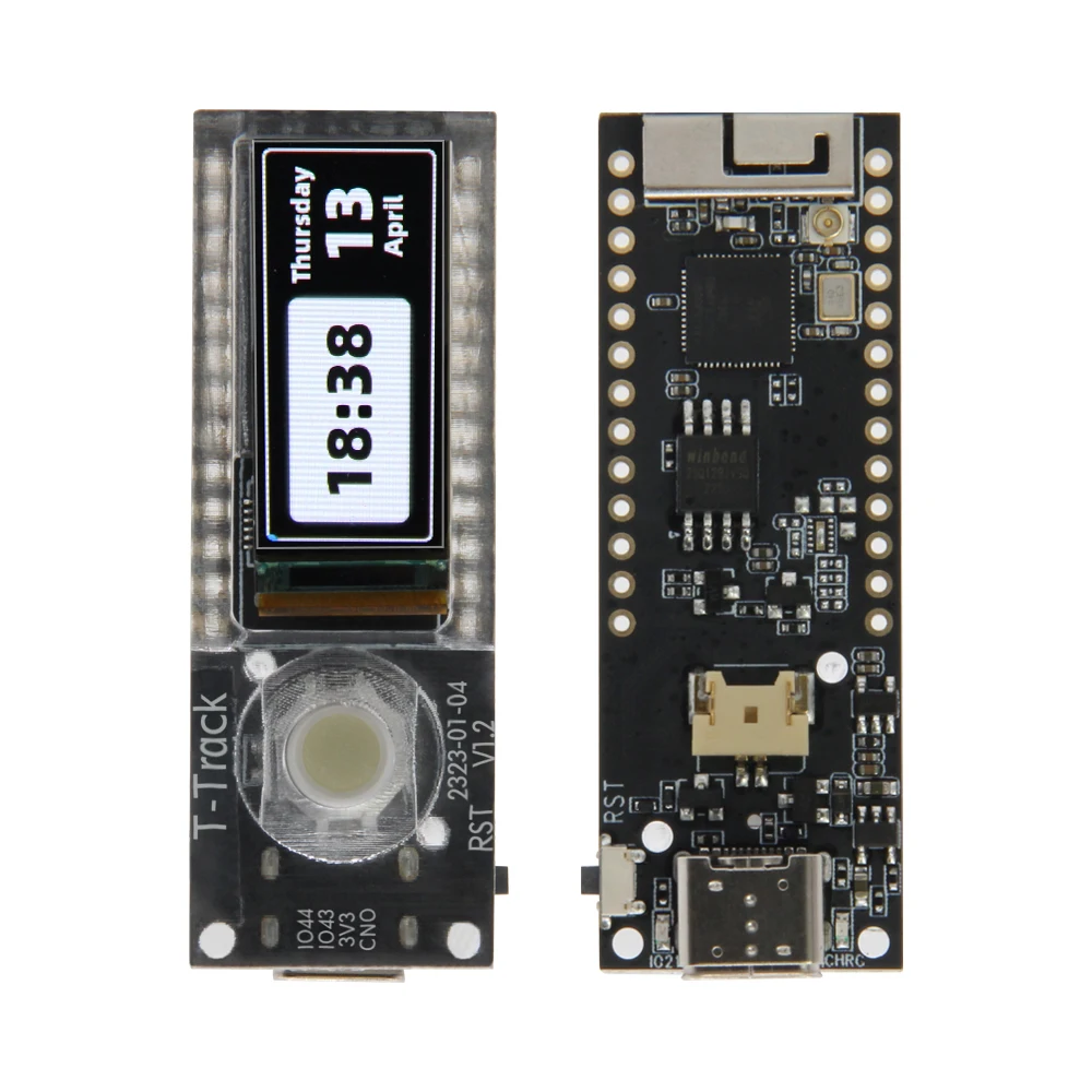 Lilygo® T-track Esp32-s3 Amoled Trackball Development Board Esp32-s3r8 Wifi Bluetooth 1.1 Polegada Display Módulo sem Fio Arduino - Image 2