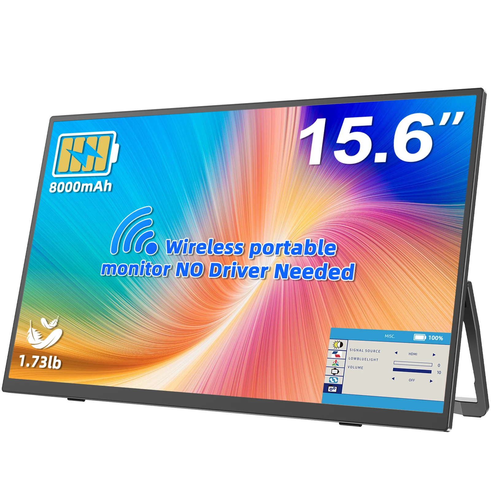 UPERFECT モバイルモニター15.6 ワイヤレス 【公式通販】