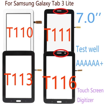 7.0 ''Per Samsung Galaxy Tab 3 SM-T110 SM-T111 SM-T113 SM-T116 Pannello Touch Screen Digitizer T110 T111 T113 T116 Vetro Non LCD