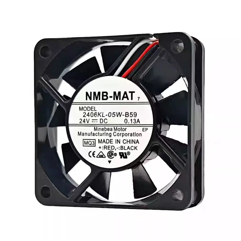 NMB 2406KL-05W-B59 dc 24V 0.13A 6cm 6015 60*60*15 MM 3선 변환기 냉각 팬용 원본
