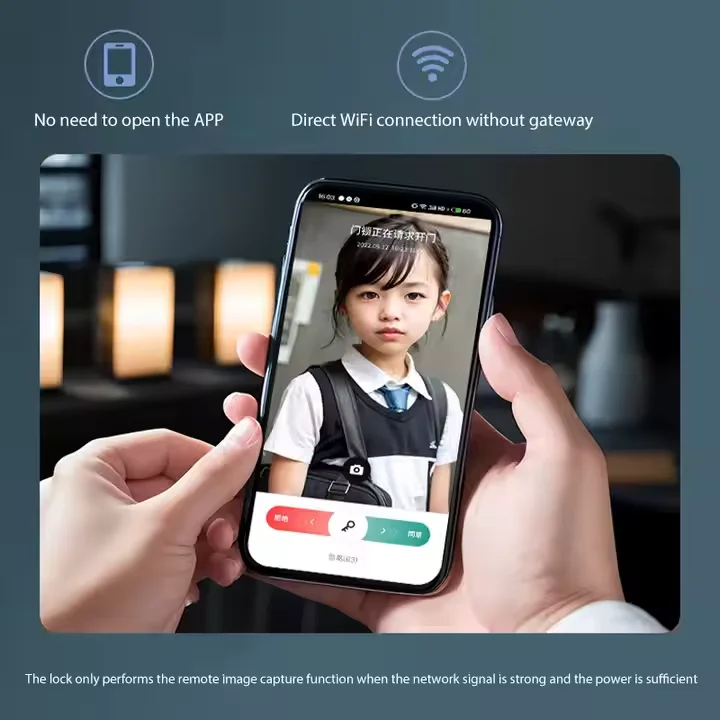 록스타 지문인식 스마트 도어락 비디오 카메라 탑재 투야 와이파이 디지털 번호 도어락