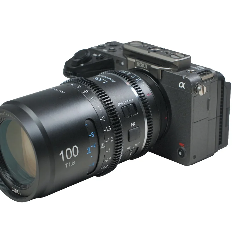 시루이 50mm 75mm 100mm T1.8 1.33X 아나모픽 시네 렌즈 풀프레임 자동 초점 시네마 렌즈 ( E, 니콘 Z, L 마운트 카메라용)