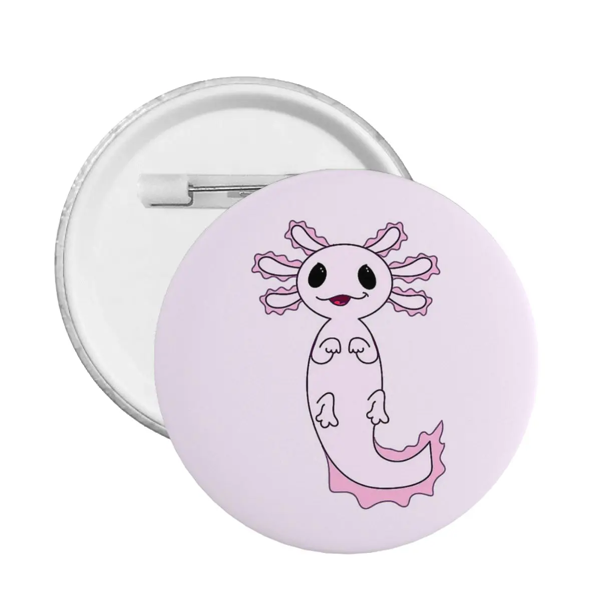 Cute Kawaii Pin Badge Axolotl Hexagon Salamander Metallo Spille Personalizzabili Spilla Amanti Distintivi Spille Per Zaino