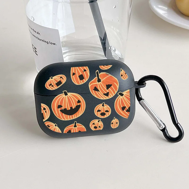 Pumpkin Pattern AirPods Case for Teens