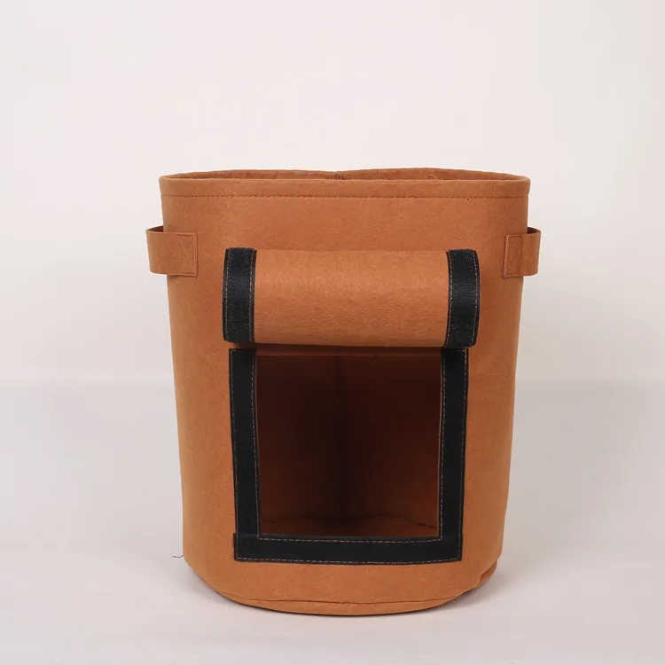 TomTagHarvey-Sacs de culture de pommes de terre respirants avec rabat de fenêtre, planteur de jardin, carotte, 10 gallons, 7/5 gallons 9