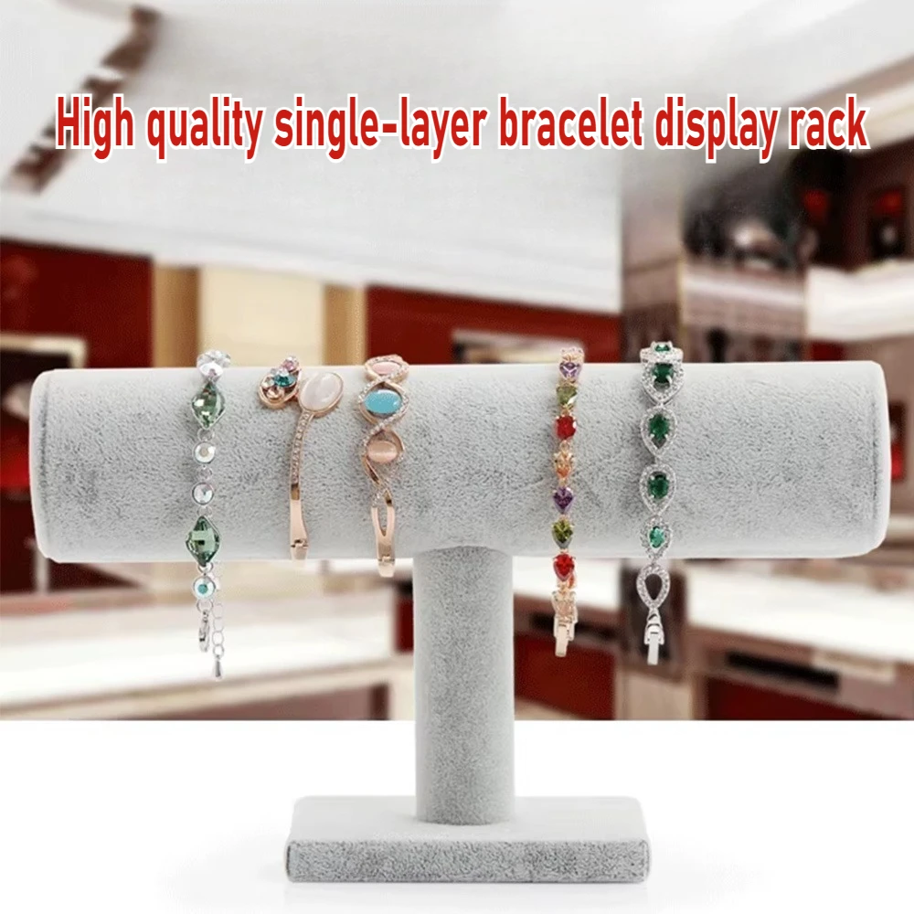 Velvet Jewelry Display Rack for Bracelet Watch Storage