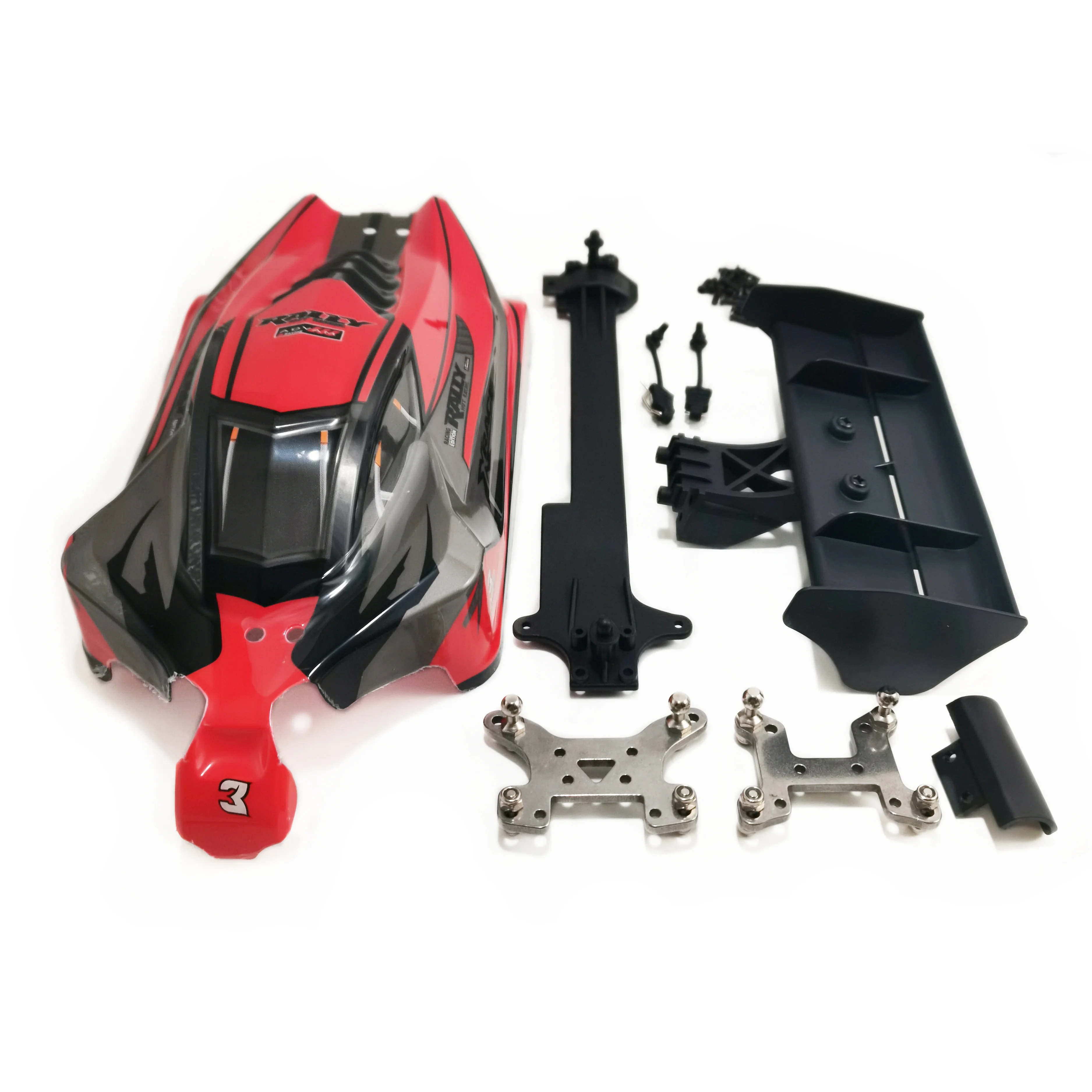 籠球部　 wltoys 124017 124019 rc car fat body upgrade set with shock