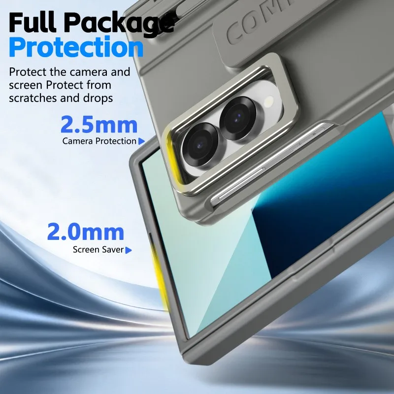 Ultimate All-in-One Phone Case with HD Film, Lens Holder, and Pen