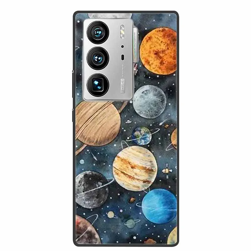 Animal Painted Silicone Soft Phone Case - Shockproof TPU Shell with Wolf Design