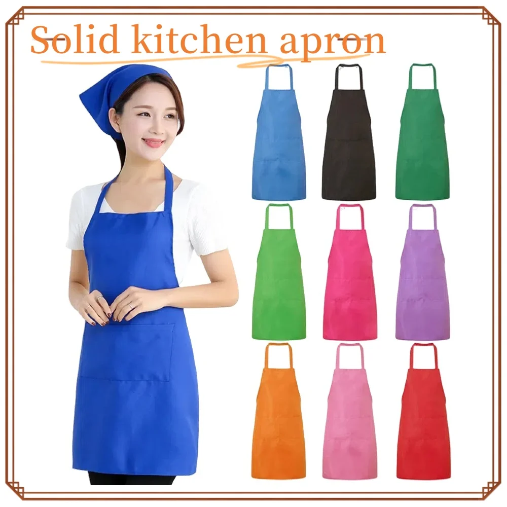 Cooking Baking Aprons Kitchen Apron Restaurant Sleeveless Aprons Male Female Household Cleaning Tools Household Merchandises