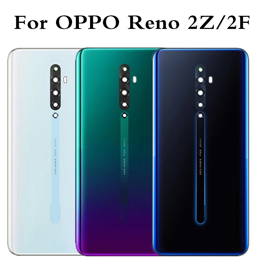 

For OPPO Reno 2Z Back Battery Cover Door Glass Housing case Rear back cover for OPPO Reno2 Z reno 2F 2 Z Battery Cover 6.53"