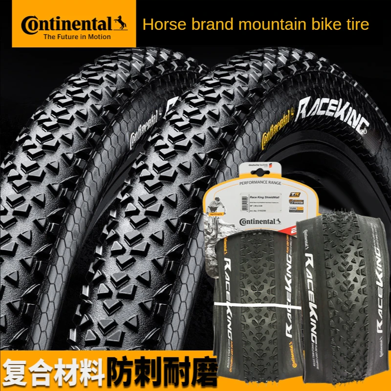 Continental 26 27.5 29 2.0 2.2 MTB Tire Race King Bicycle Anti Puncture 180TPI Folding Tyre Mountain Bike |