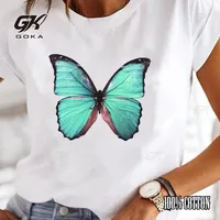 Love Heart Print Women's Summer T-shirt Girls' Round Neck Fun Y2K Harajuku Top T-shirt Women's 90s Casual Fashion Cute T-shirt 3