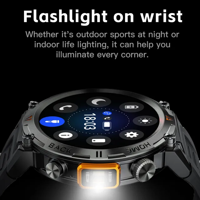 EIGIIS Smart Watch 3ATM Waterproof 2023 Original Design For Men Bluetooth  Call Health Monitor With Flashlight 100+ Sports Modes - AliExpress