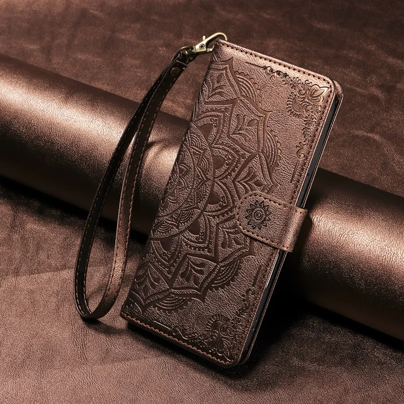 Luxury PU Leather Wallet Case - Flip Stand Holder Cover