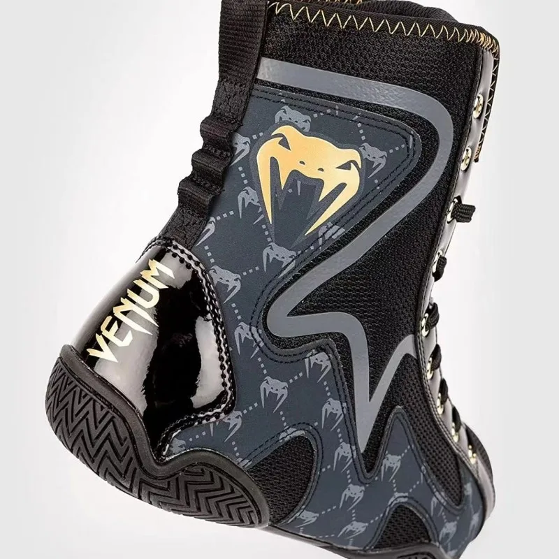 

Профессиональная боксерская обувь для пар, носимая боксерская спортивная обувь унисекс, сетчатая дышащая черная обувь для тренировок, Брендовая обувь для боя