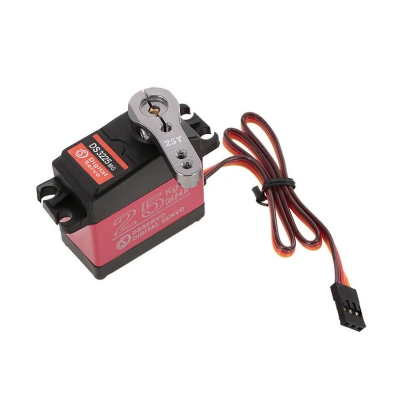 DS3225 Digital Servo 25KG 180° Large Torque Waterproof Servo Motor 25T Adjustable Metal Servo for RC Car Boat Model 6
