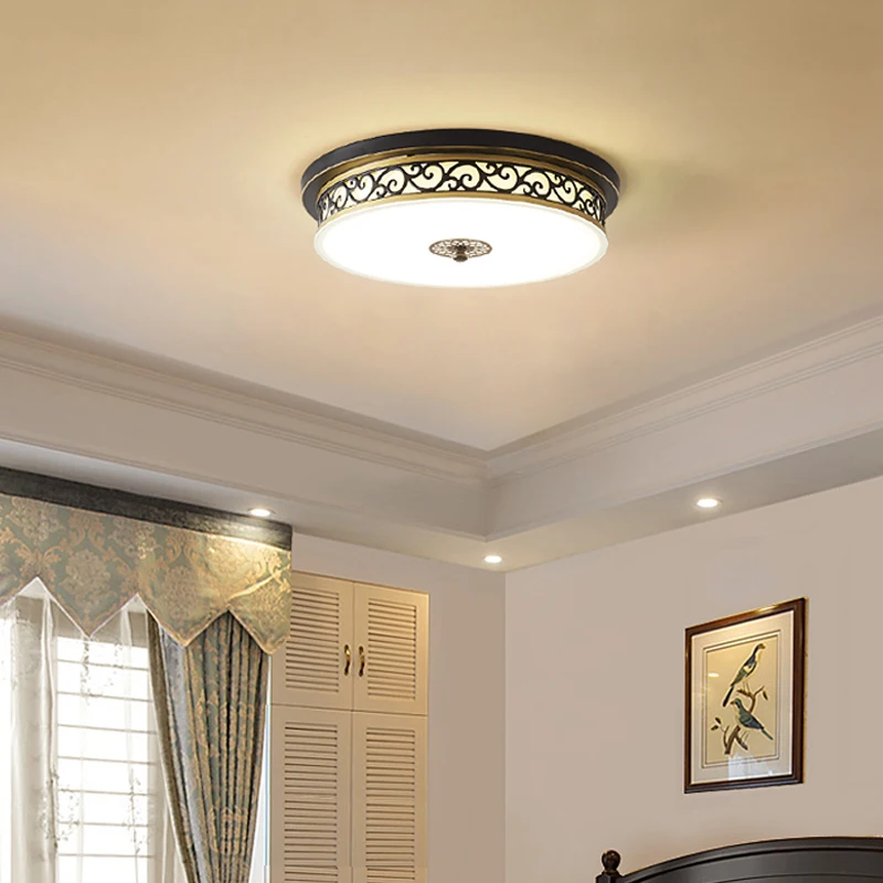 

Nordic LED Ceiling Light American Retro Indoor Decor for Home Loft Living Room Bedroom Lamp Pendant Chandelier Lighting Fixture