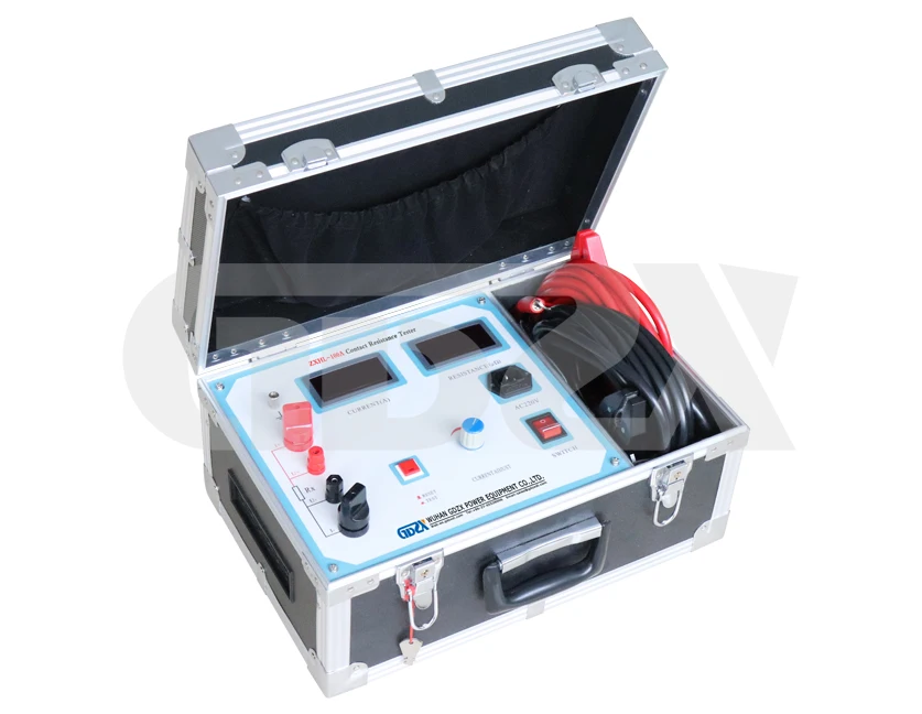 

High Accuracy DC 100A Switchgear Breaker Contact Resistance Tester