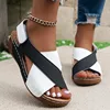 Shoes Sandals Women Summer Party Women's Shoes Elegant Women's Sandals Wedge Ladies Shoes Open Toe Footwear Women Sandal Female