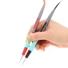 

1 Set Silicone Test Lead High-precision Measurement Multimeter Probe Pin Wire Pen Testing IC Components Home Tools Accessories