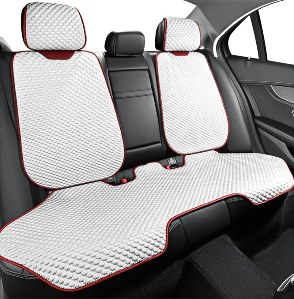 RUHANE Coussin de siège de Voiture pour Dacia Duster 2020 Logan Sandero  Stepway Lodgy Stepwa Mcv 2, Cuir Quatre Saisons avec Dossier Non attaché,  Housse de siège de Voiture Coussin Universel 