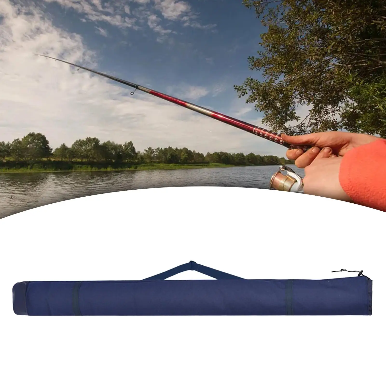 Fishing Rod Umbrella Bags Wear Resistant Thick for Hiking Camping Outside