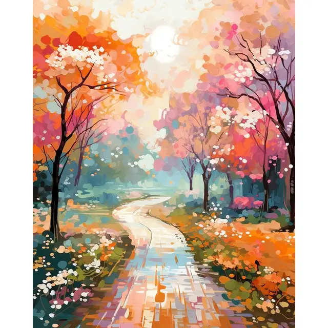 Forest Painting By Numbers Kits 1