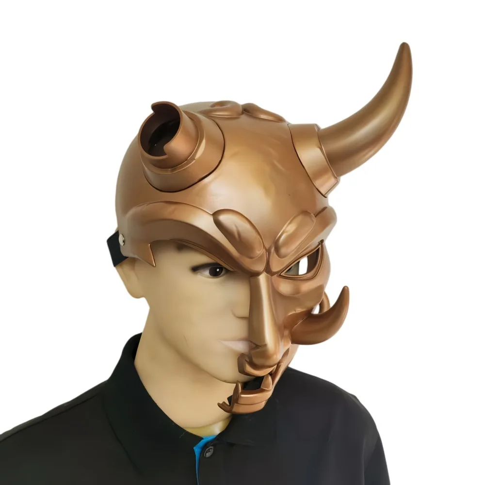 Gebrochene Ecke halbe Gesichtsmaske Halloween Party Kostüm Requisite – Detail 6