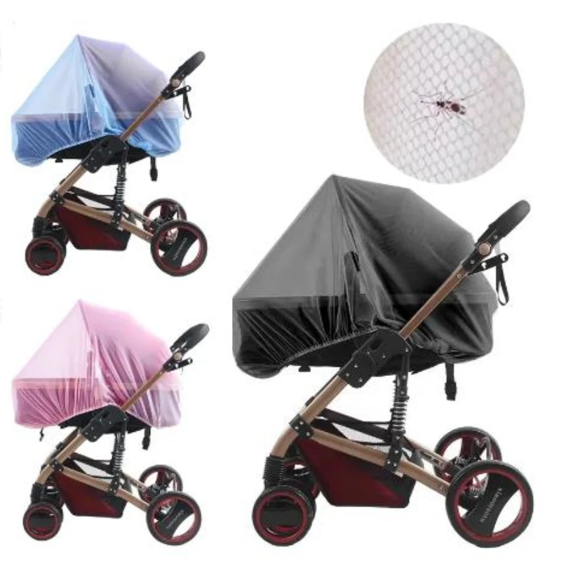 

Baby Stroller Pushchair Mosquito Insect Shield Net Mesh Stroller Accessories Cart Mosquito Net Safe Infants Protection