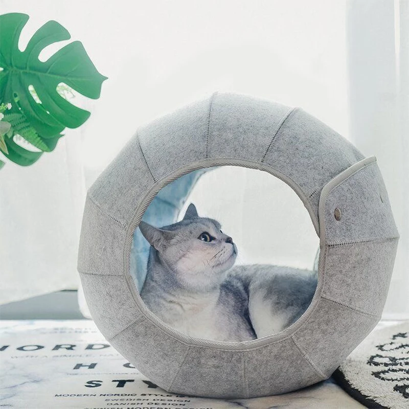 

Foldable And Breathable Pet Bed Cat Nest Dog Nest Cave Tunnel Semi Enclosed Creative Pet Nest Cat Pad Cat and Dog Supplies