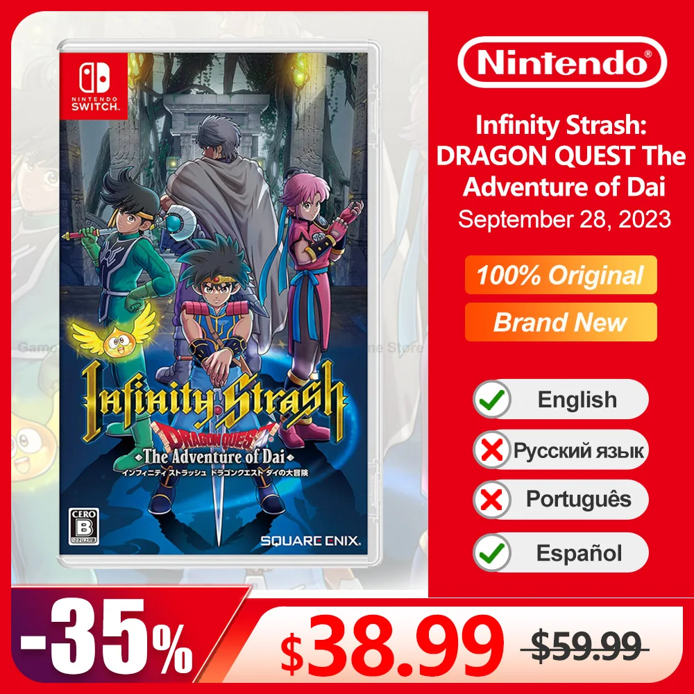 Infinity Strash Dragon Quest The Adventure Of Dai Nintendo Switch Game Deals 100% Scheda Di Gioco Fisica Ufficiale Per Switch Oled