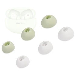 6 - Pack Silicone Ear Tips for True Wireless Earbuds (White)