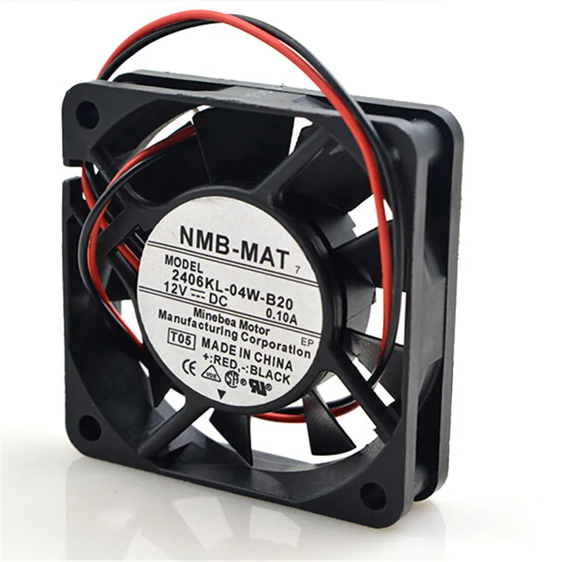 CPU ������ �ð� ��ǳ��, NMB-MAT 2406KL-04W-B20 DC 12V 0.1A 6cm 6015 60x60x15mm