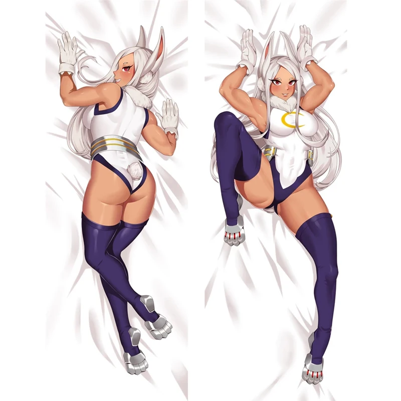 

60x180cm Anime My Hero Academia Miruko Dakimakura Pillow Case Otaku Waifu Peachskin Fullbody Throw Pillowcase Cosplay Gift