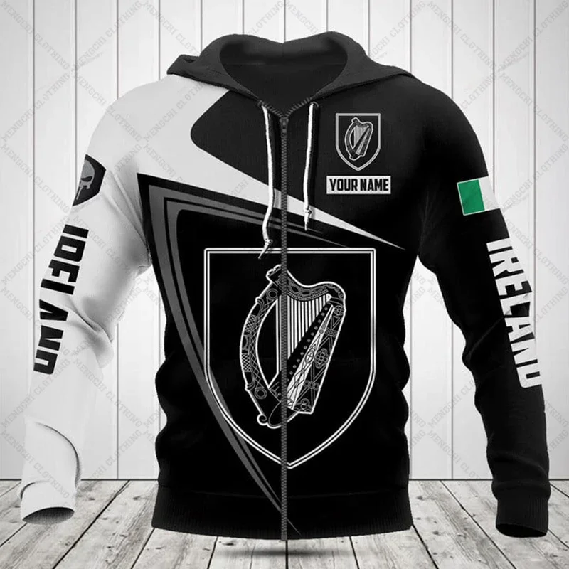 

Unisex Oversized Zipper Hoodies, Winter Casual Streetwear Tops, Loose Pullover, USA Badge