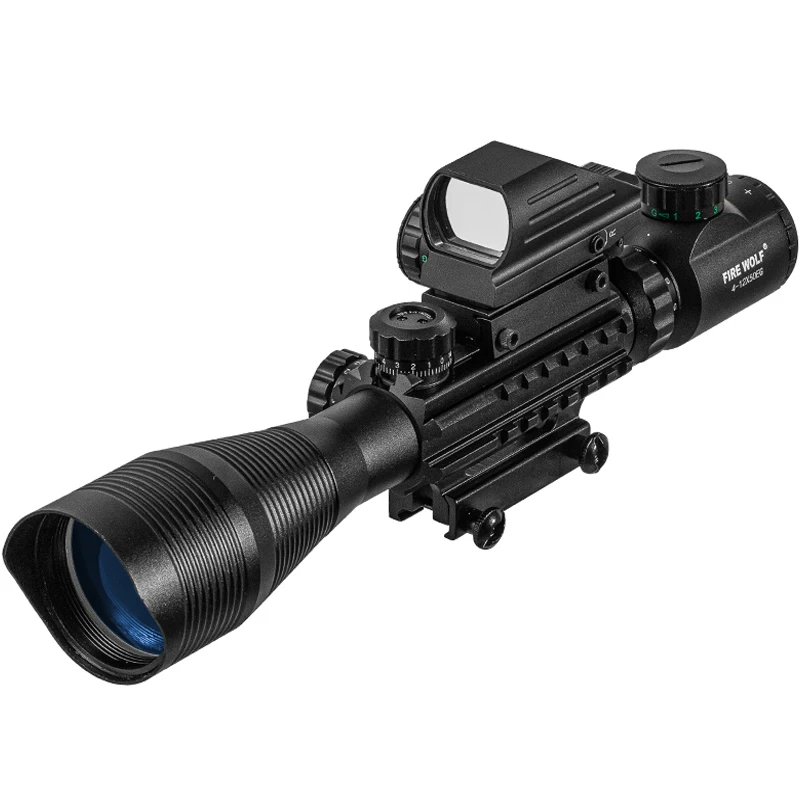 4-12X50 EG Hunting Airsofts Riflescope Tactical Air Gun Red Green Dot Laser Sight Scope Holographic Optics Rifle Scope red dot sight rifle scope holographic collimator