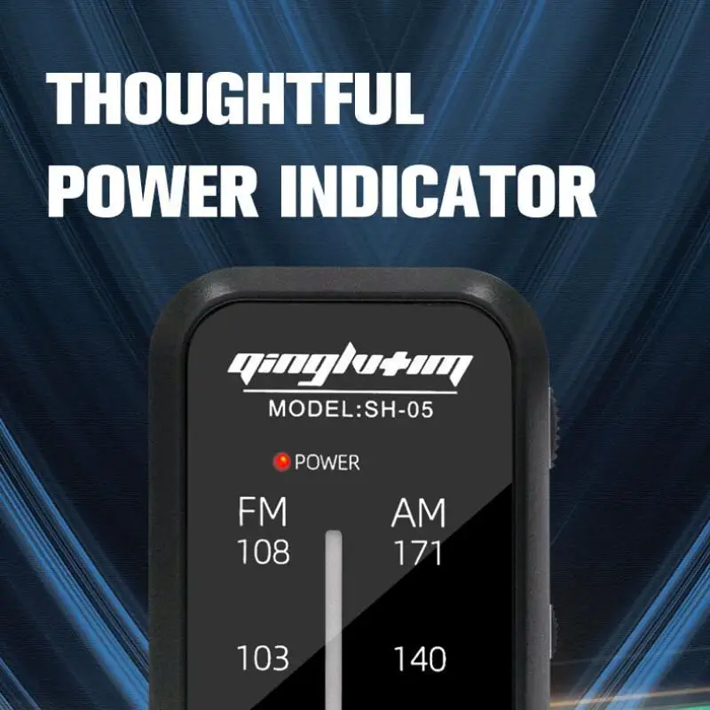 Mini Radio Portable Walkman Radios AM FM Portatil Hand Stereo Music Playe AAA Batteries with Headphones For Walking Go Hiking