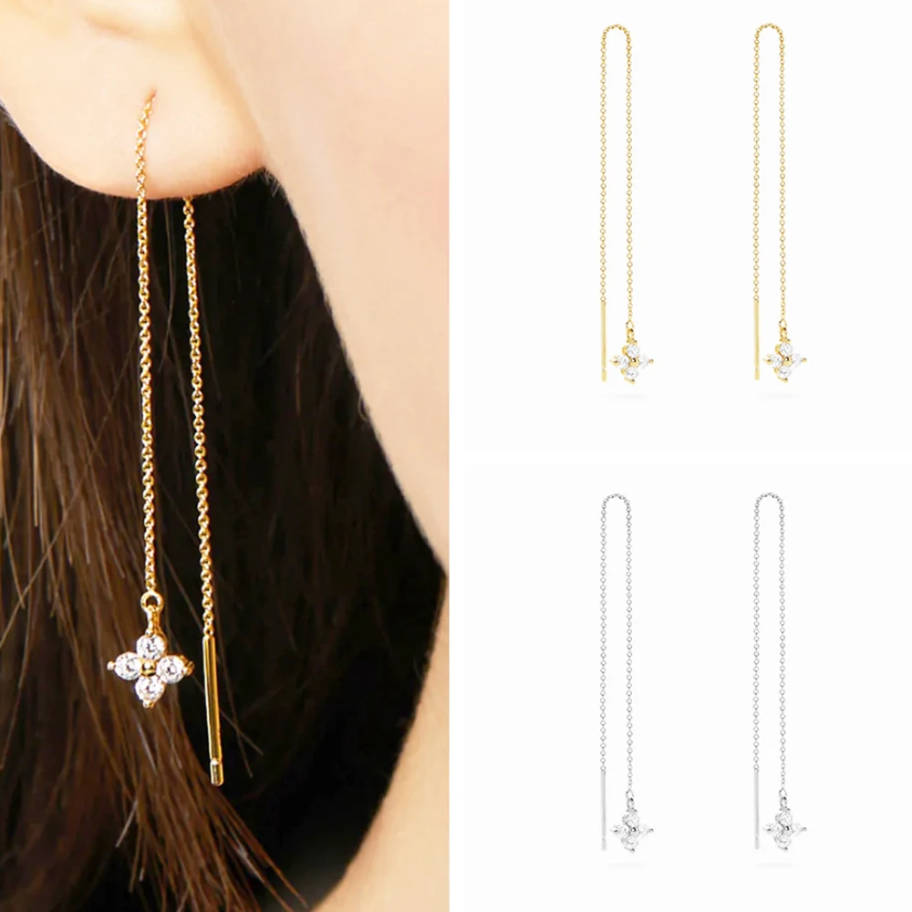 22k Solid Gold Long Earrings Chain Earrings Indian Threader Earrings-chain  Threader Dangle and Drop Earrings Gold Threader Earrings - Etsy | Long gold  earrings, Pretty gold necklaces, Long chain earrings gold