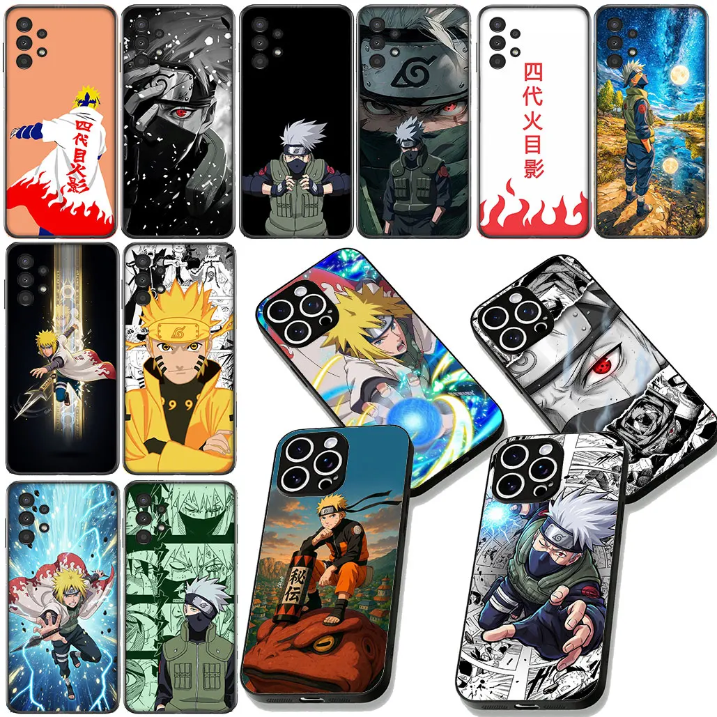 Kakashi and Minato Naruto Inspired Phone Cover