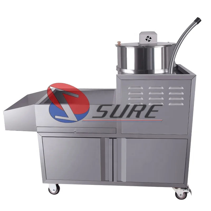 Stainless steel commercial caramel kettle corn popcorn machine for sale