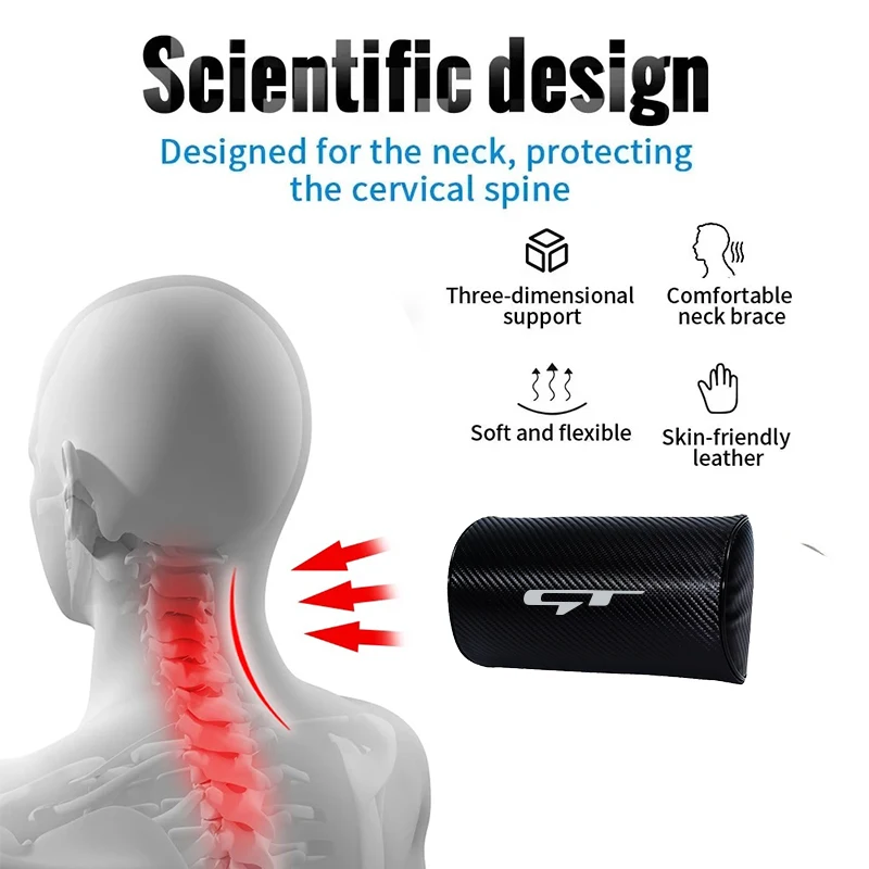 Car Neck Headrest Pillow Seat Cover Accessories 1Pcs For KIA Gt Ceed Sw Ev6 Niro Picanto Proceed Soul Sore