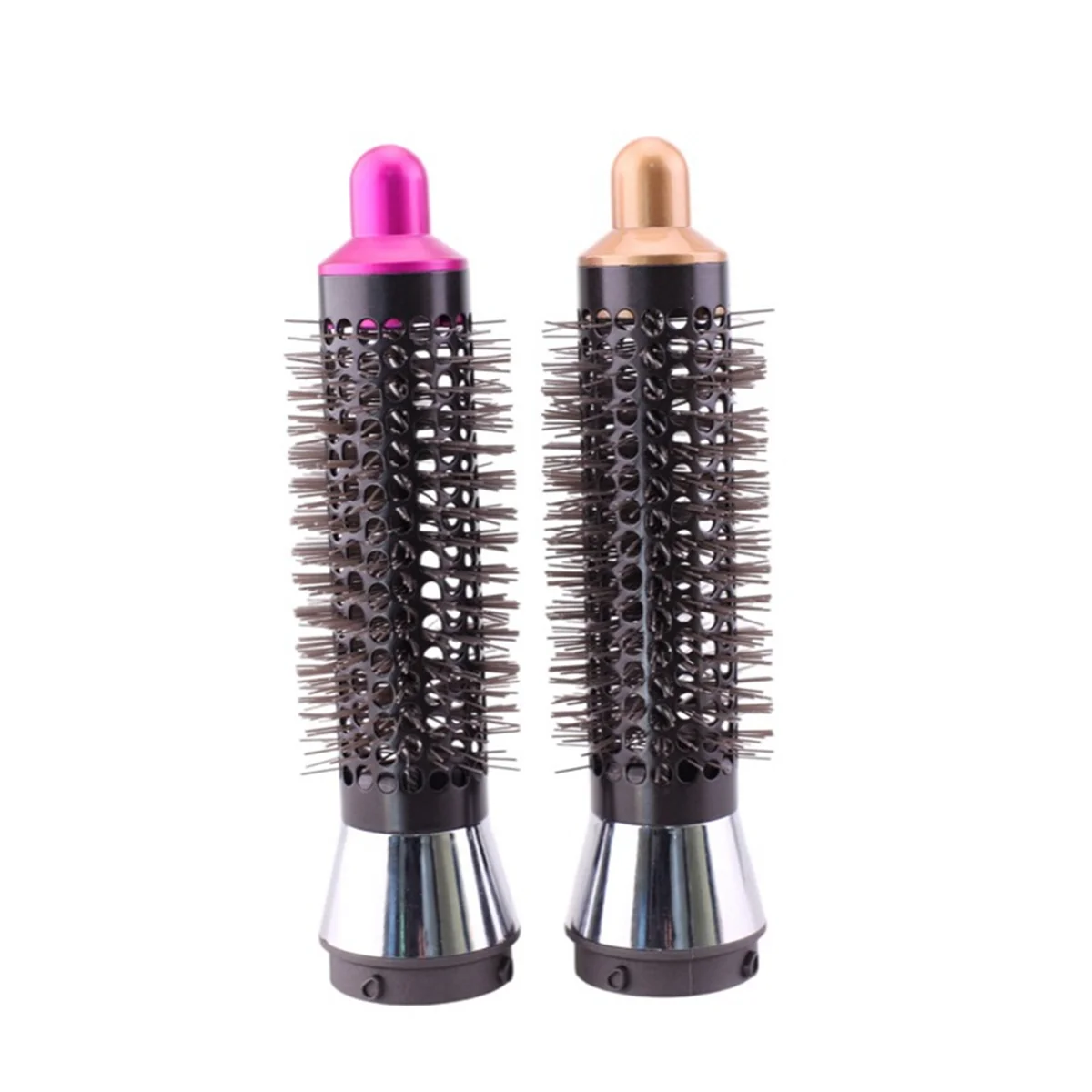 2Pcs Round Volumizing Brush for Dyson Airwrap Hair Styler Limp Flat Hair Volumizer Attachment Tool A 5