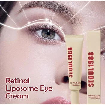 Crema Contorno Occhi Seoul 1988 al Retinolo 4% Trattamento Anti-Età per Occhiaie, Rughe, Gonfiore, Rassodante e Liftante per Donne