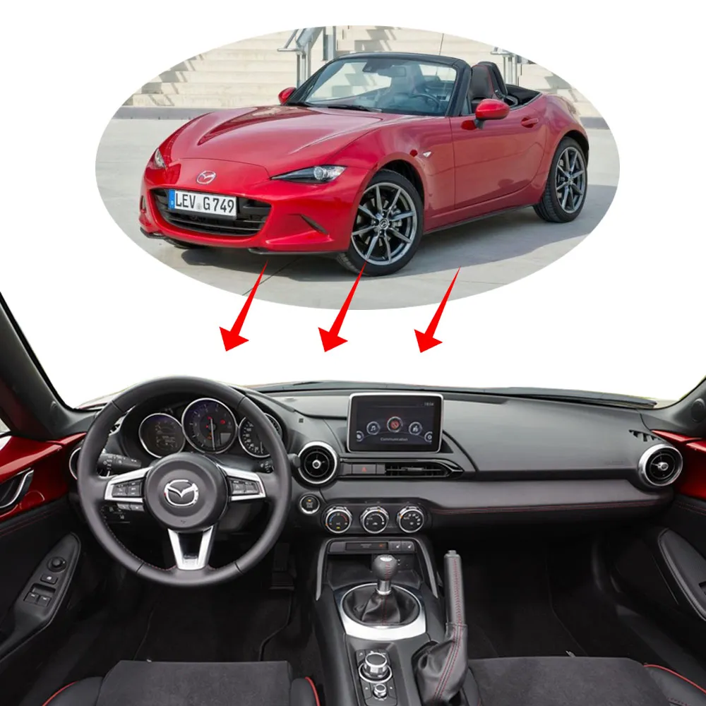 Für Mazda MX-5 MX 5 MX5 ND 2016 ~ 2022 2021 Auto Dashboard-Dash Matte Cover  Schützende Anti-sonne teppich Pad Auto Innen Zubehör - AliExpress