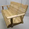 5' Natural Cedar Porch Swing, Amish Crafted, includes Chain & Springs 5