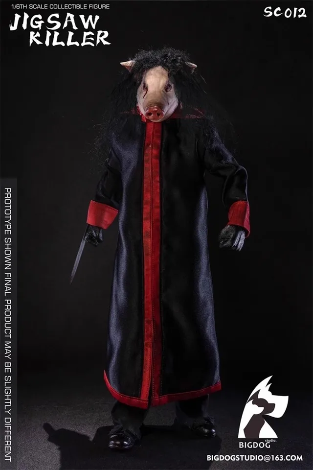 Bigdog estúdio sc012 1/6 soldado jigsaw killer versão única