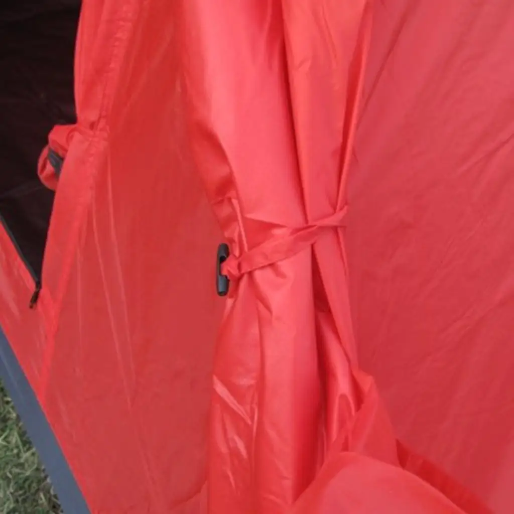 MagiDeal 4pcs Camping Awning Tent Roll Up Buckle Tent Canopy Door Curtain Folding Tent Accessories